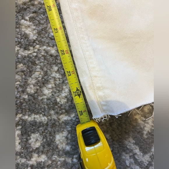Unisex white jeans no brand tag size 32x32 there is some stretch in these jeans - Picture 6 of 6